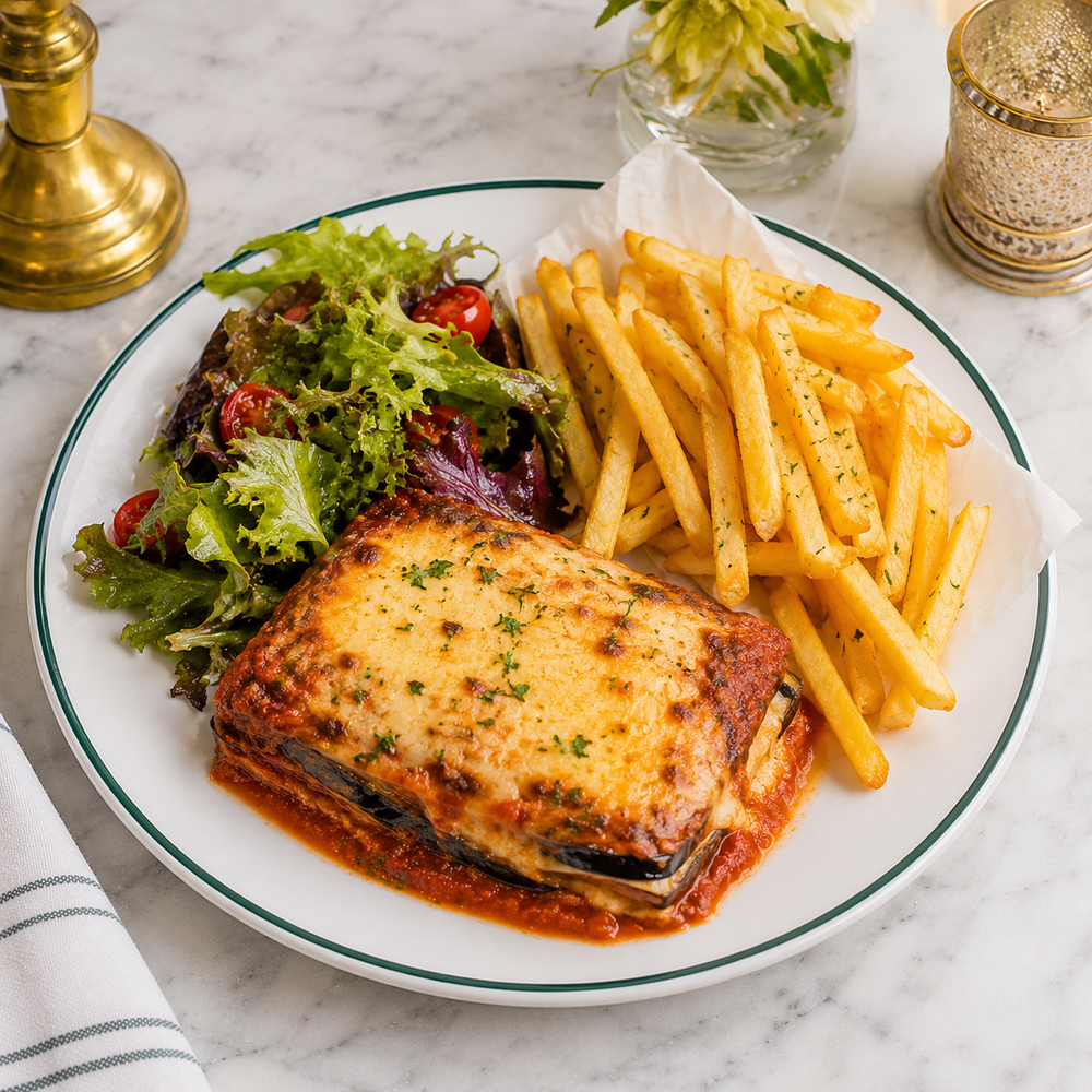 Aussie chicken parmi at Joe's Brasserie