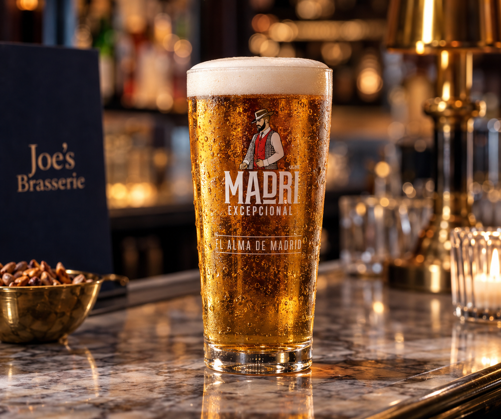 Pint of Madri at Joe's Brasserie