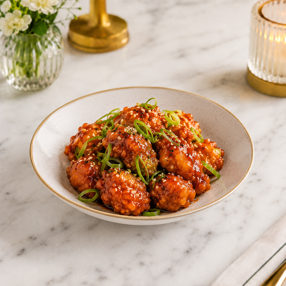 Korean fried chicken at Joe's Brasserie