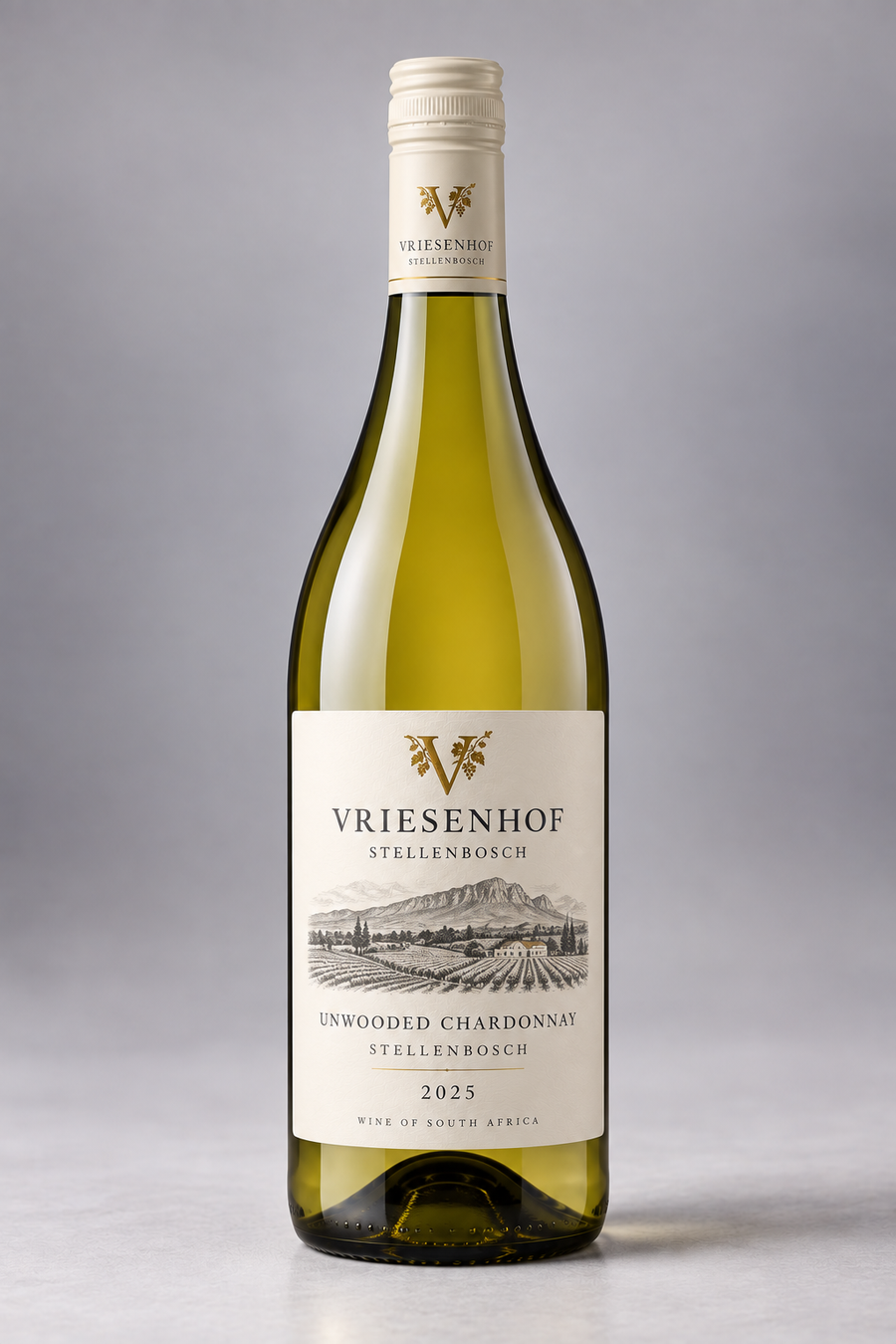 Vriesenhof, Unwooded Chardonnay, Stellenbosch, South Africa 2025