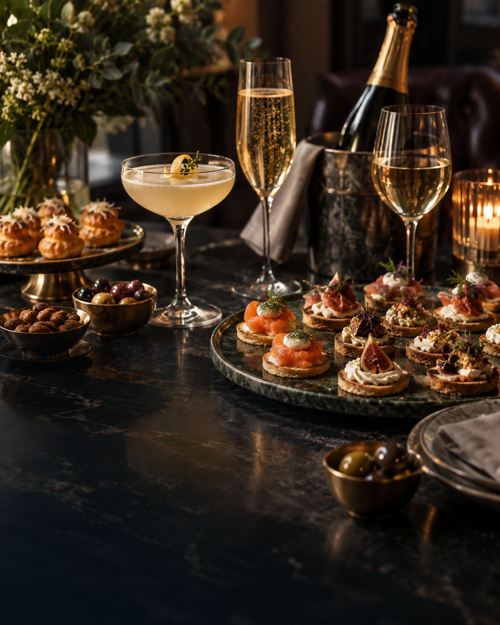 Drinks & Canapes