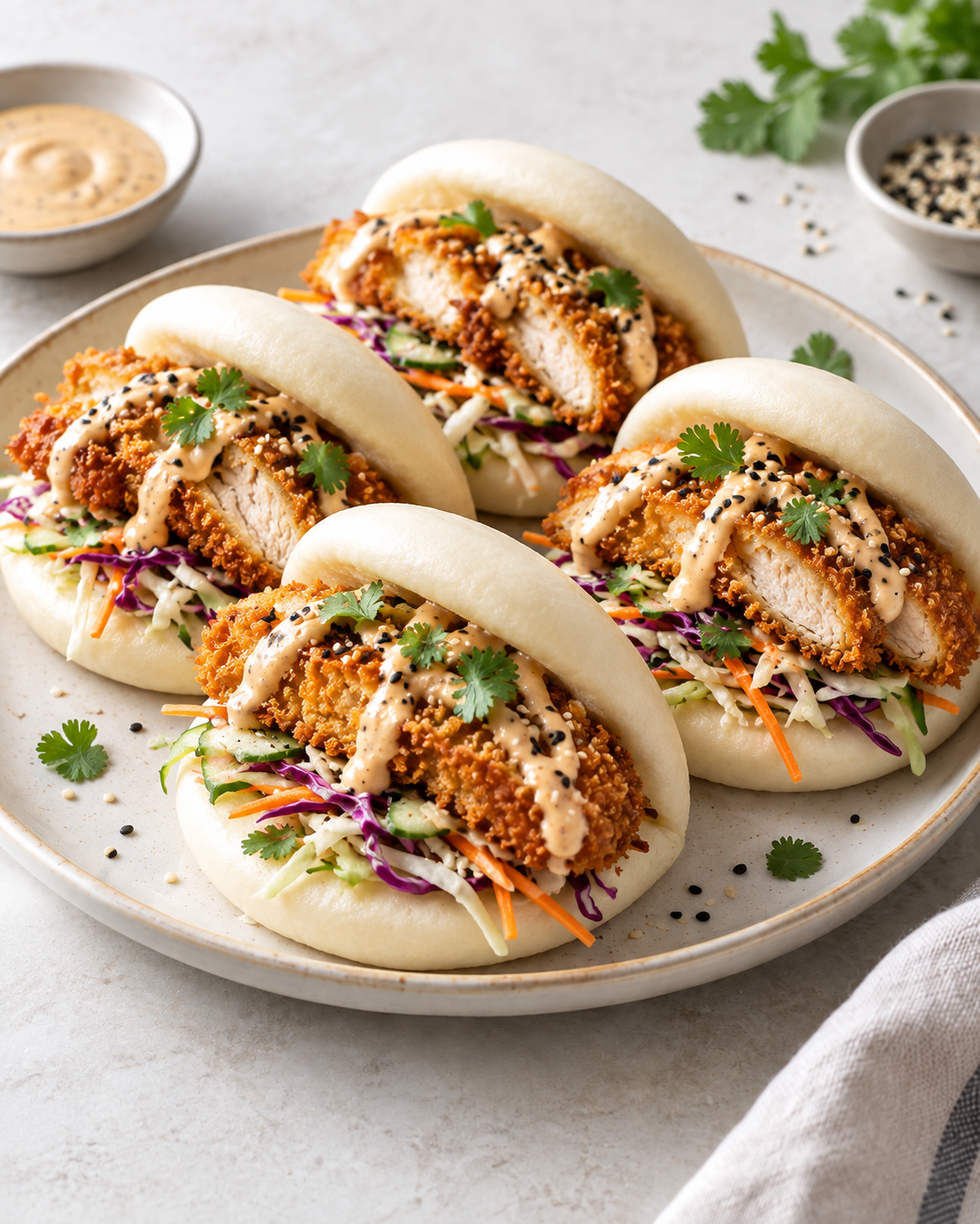 Chicken Katsu Bao Buns