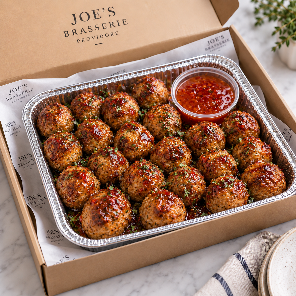 Meatballs with Sweet Chilli Jam