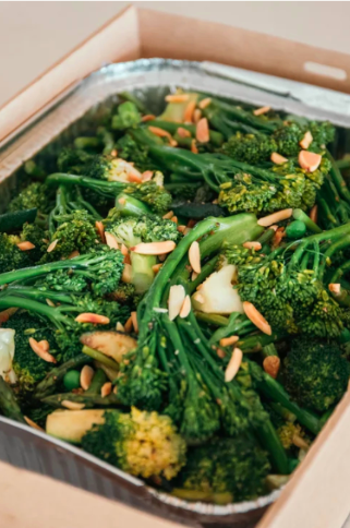 Sautéed Seasonal Vegetables with Almonds