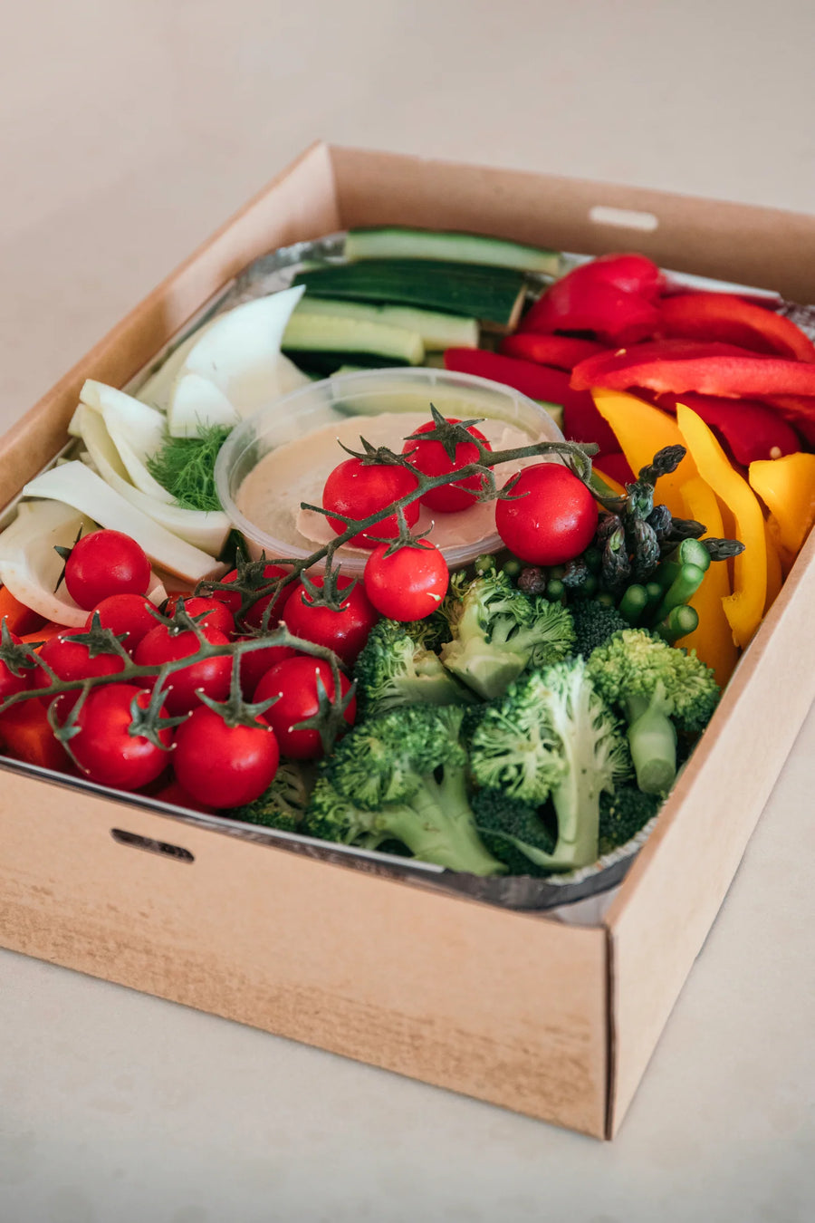 Seasonal Crudités with Baba Ghanoush