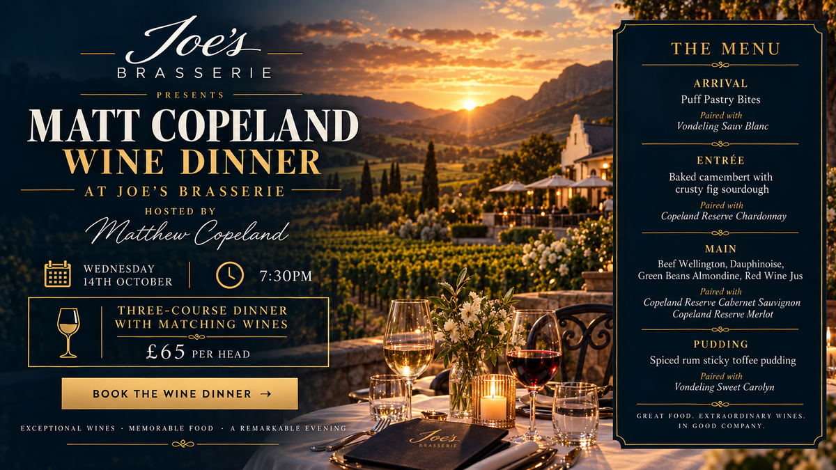 MATT COPELAND WINE DINNER